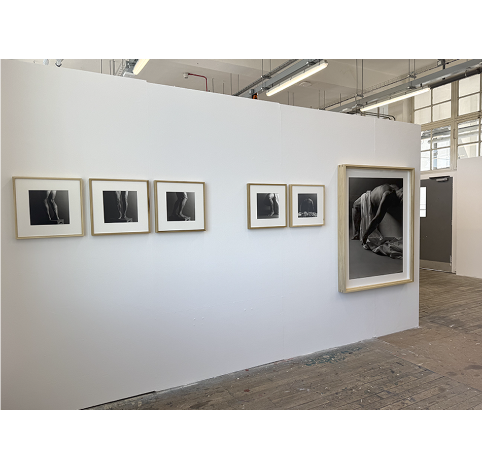 Photographs on a wall