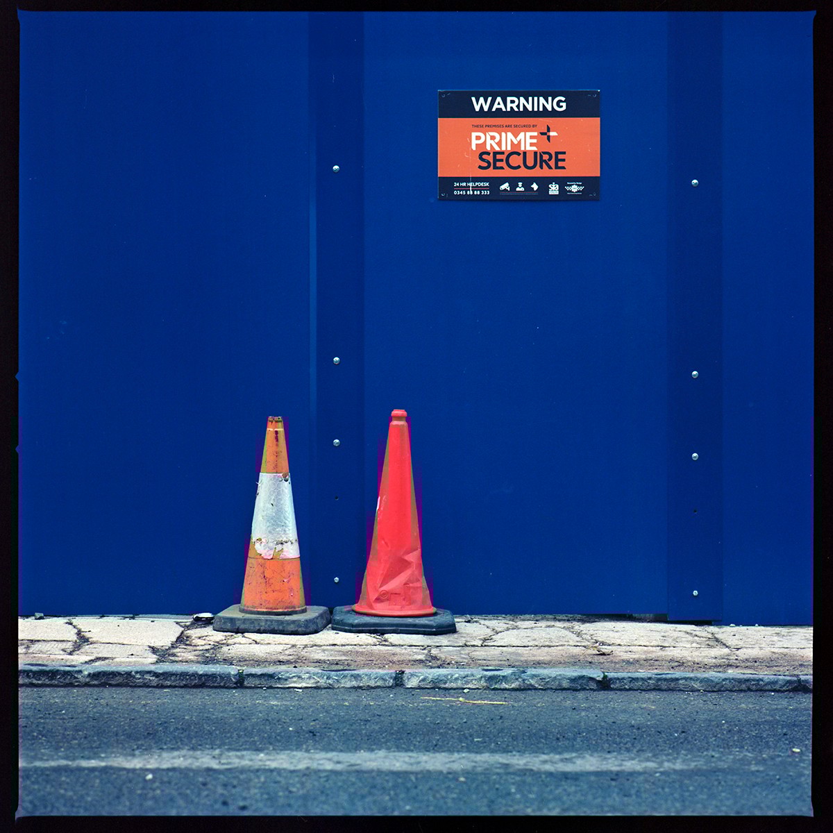 Two road cones
