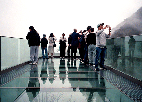 People taking photographs