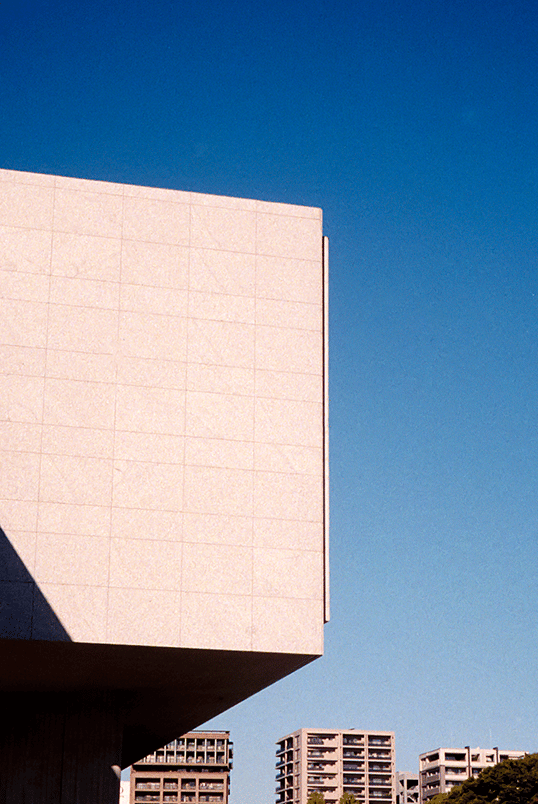 City buildings with some trees